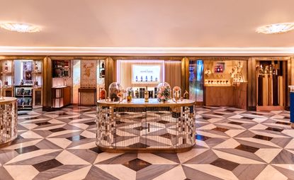 Inside the newly re-designed Wine Rooms at Harrods by Martin Brudnizki Design Studio