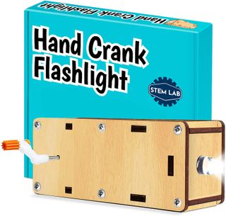 STEM Lab hand crank flashlight kit