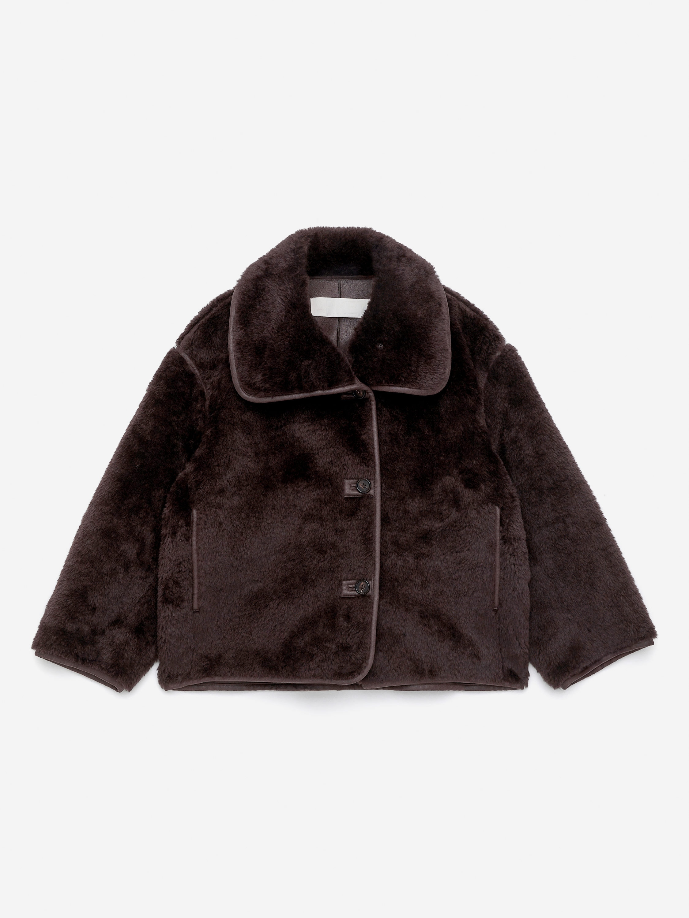 Short Pile Jacket &amp;ndash; Brown &amp;ndash; Women &amp;ndash; Arket Gb