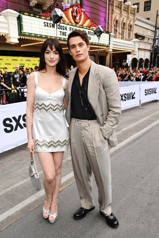 Anne Hathaway and Nicholas Galitzine attend "The Idea Of You" World Premiere during SXSW.