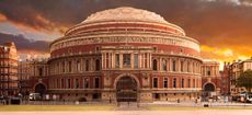 The Royal Albert Hall at sunset