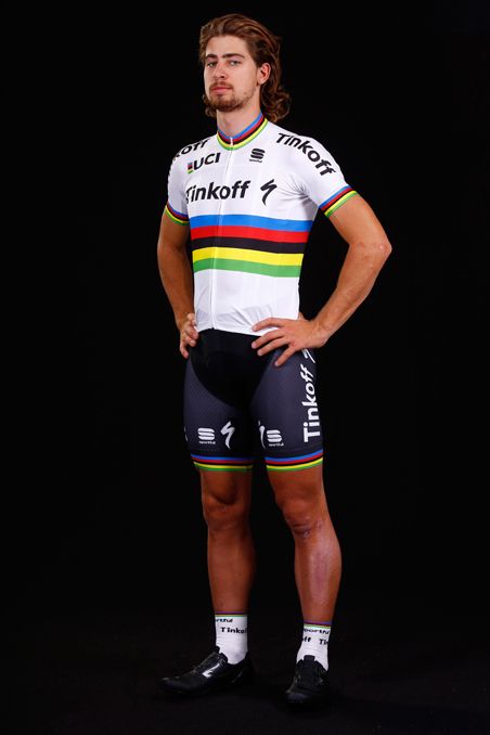 Peter Sagan in his 2016 world champion's kit