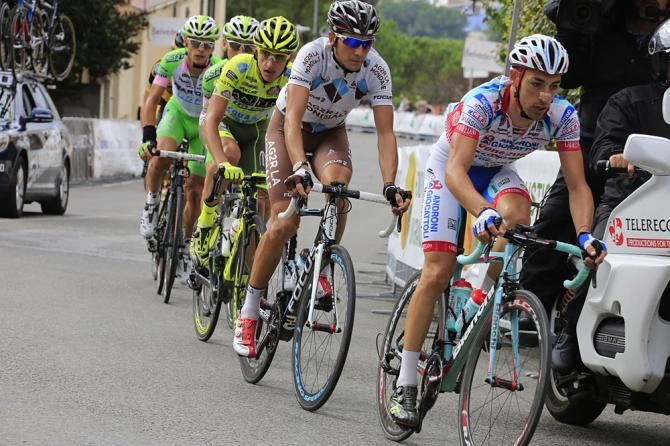Matteo Montaguti (AG2R) in the breakaway
