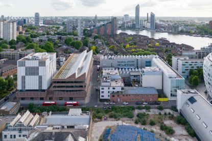 Royal College of Art Battersea Campus Building from above