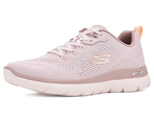 Skechers Women's Arch Fit Summits-Daily Flow Sneaker, Light Mauve, 9.5