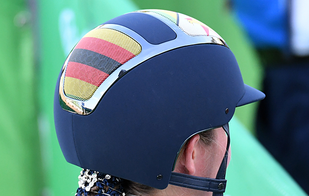 Camilla Kruger ZIM riding Biarritz, during the dressage phase of the Eventing Competition of the Rio 2016 Olympic Games at the Olympic Equestrian Eyestrain Centre in Deodoro near Rio, Brazil on 6th August 2016