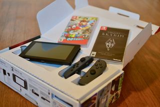 Nintendo Switch out of the box