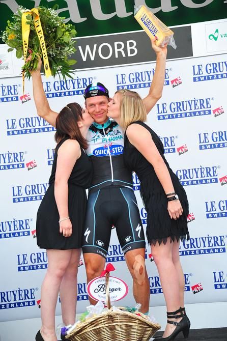 Tony Martin (Omega Pharma-Quickstep) winner of the stage 7 time trial