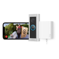 Ring Wired Video Doorbell Pro and Plug-in Adapter