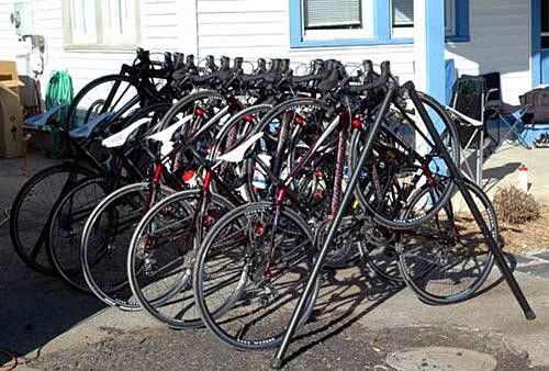 The new team bikes courtesy of Specialized