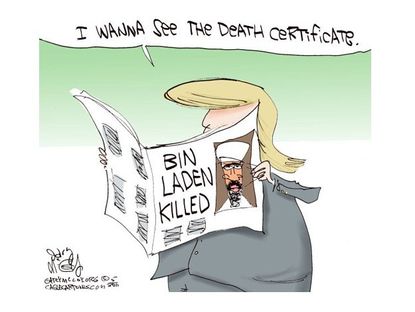 Bin Laden gets The Donald treatment