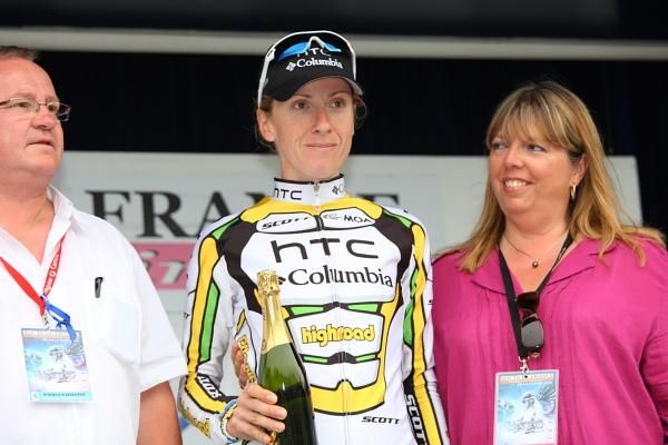 Judith Arndt (HTC - Columbia Women) was second on general classification.