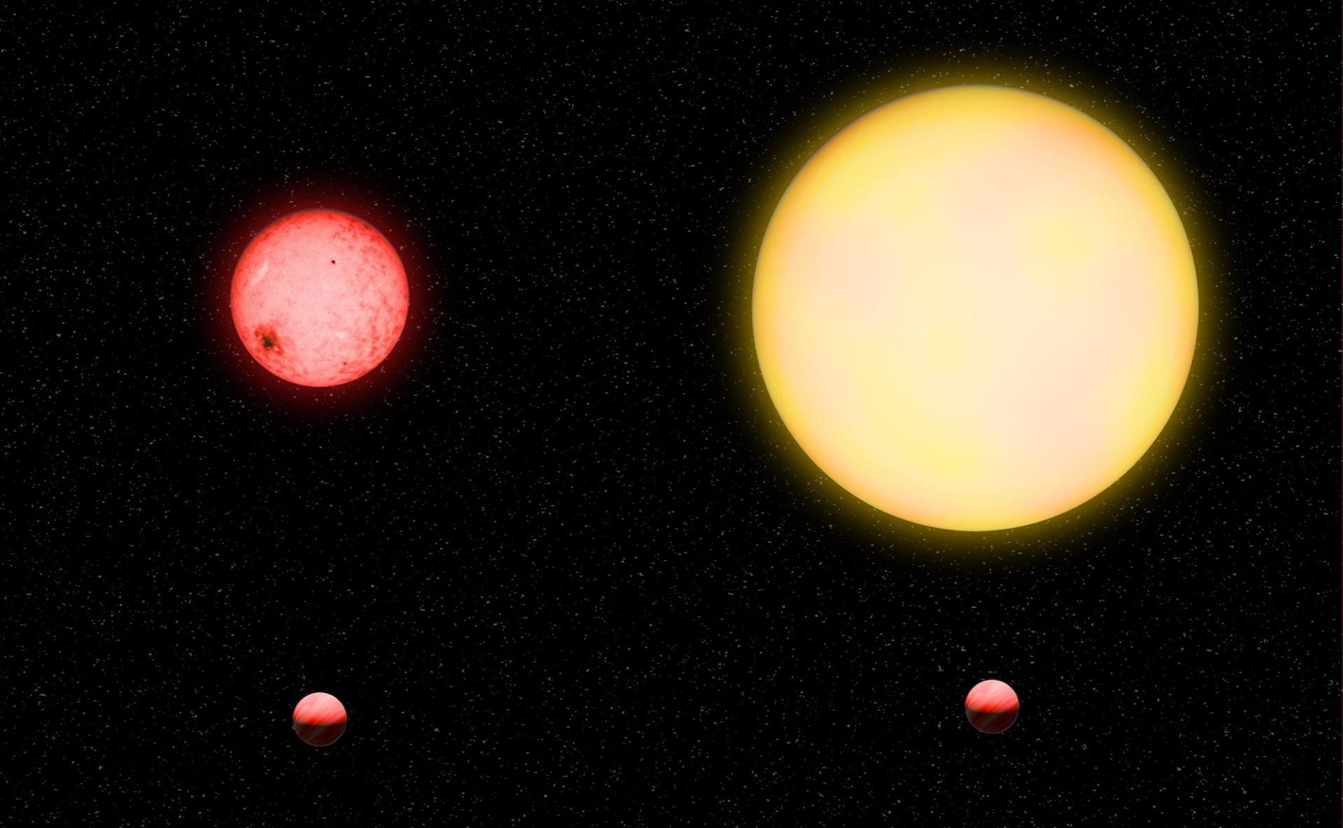 Ένας τεράστιος «απαγορευμένος πλανήτης» περιφέρεται γύρω από ένα μικρό αστέρι 4 φορές το μέγεθός του