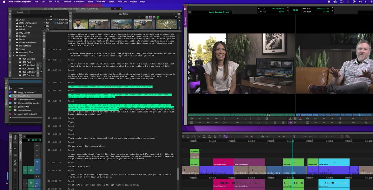 Avid Media Composer UI