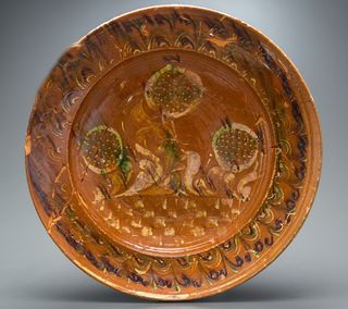 Here, another example of the gorgeous pottery found in 18th-century privies in Philadelphia.