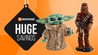 Two of the best Lego Star Wars deals for Lego May the 4th Star Wars Day show Lego Baby Yoda and Lego Chewbacca