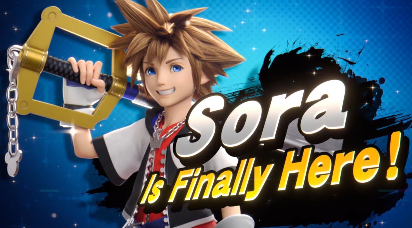 Sora Smash Bros Ultimate Announcement