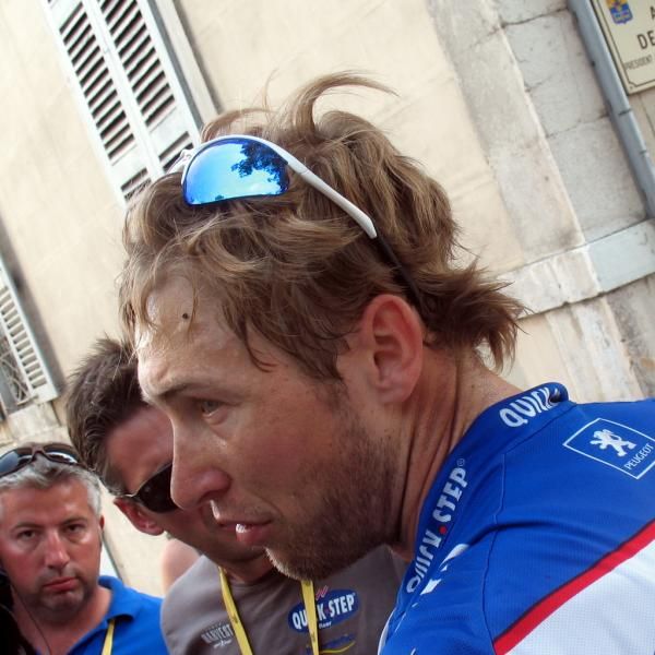 Jurgen Van De Walle shows signs of a rough stage over the Tourmalet