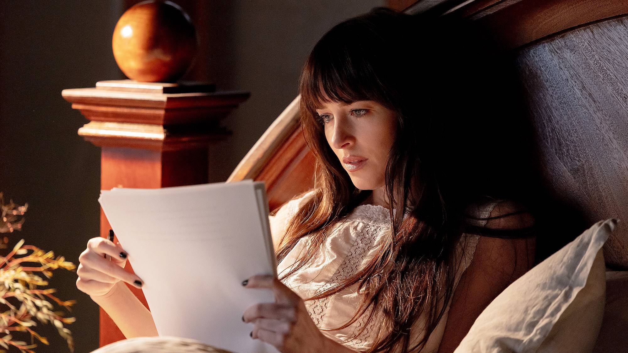 Dakota Johnson stars as Lowen Ashleigh in "Verity" movie (2026)