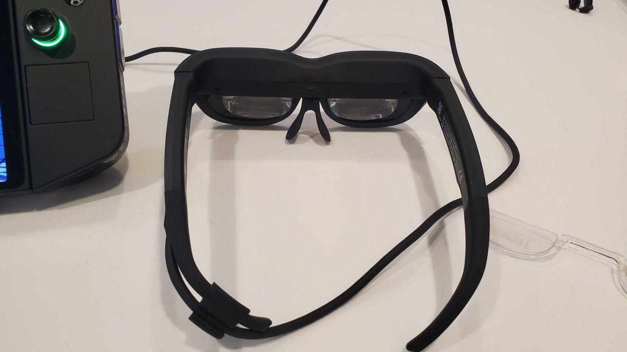 black AR glasses