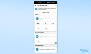 ESET Mobile Security app screen shot