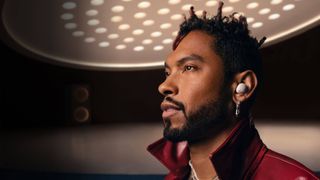 Sony WF-1000XM5 earbuds worn by Grammy-winning recording artist Miguel