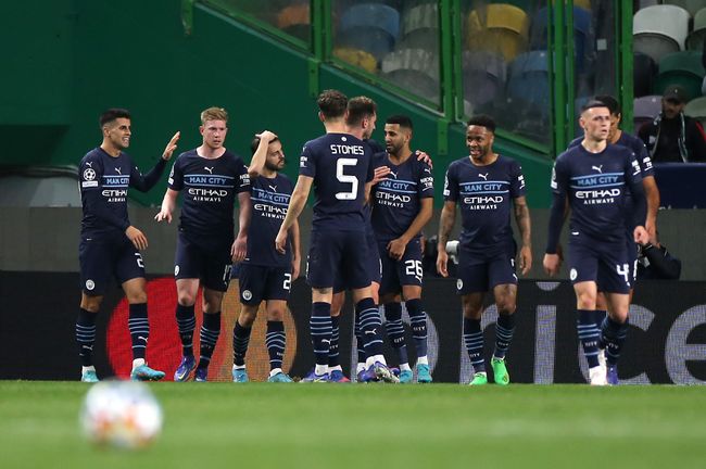 Manchester City On Brink Of Champions League Last Eight After Sporting 