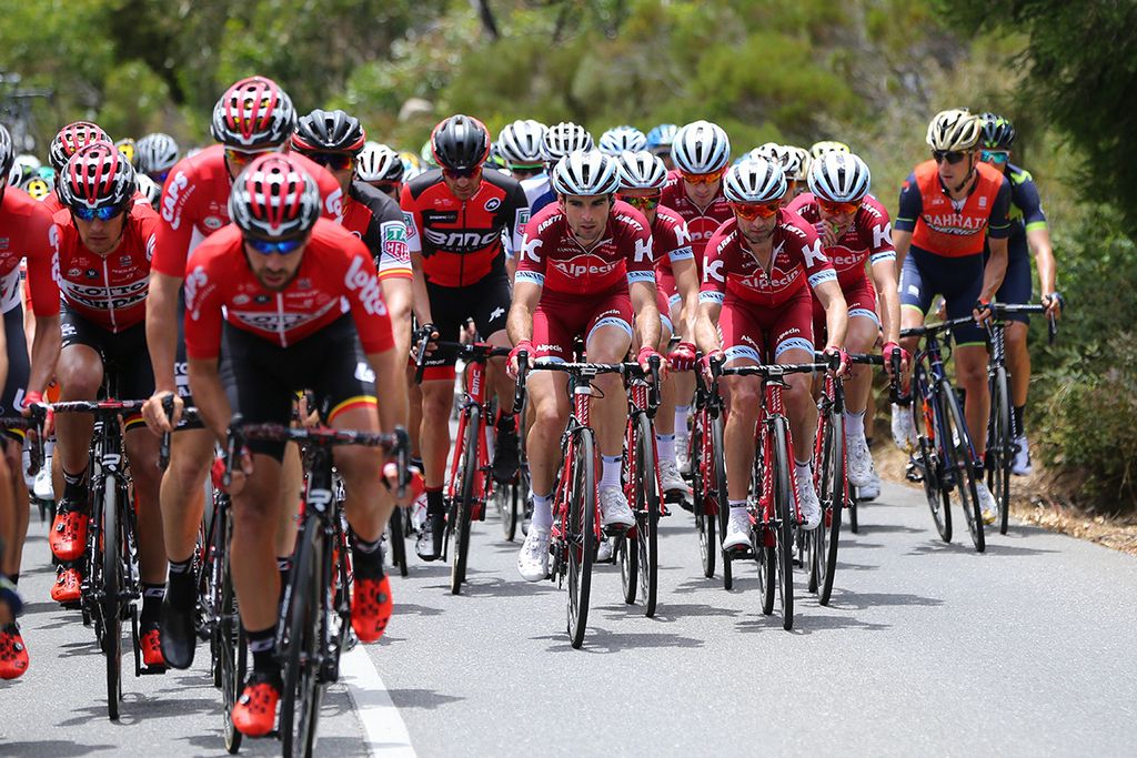 There is plenty of red in the WorldTour peloton this season