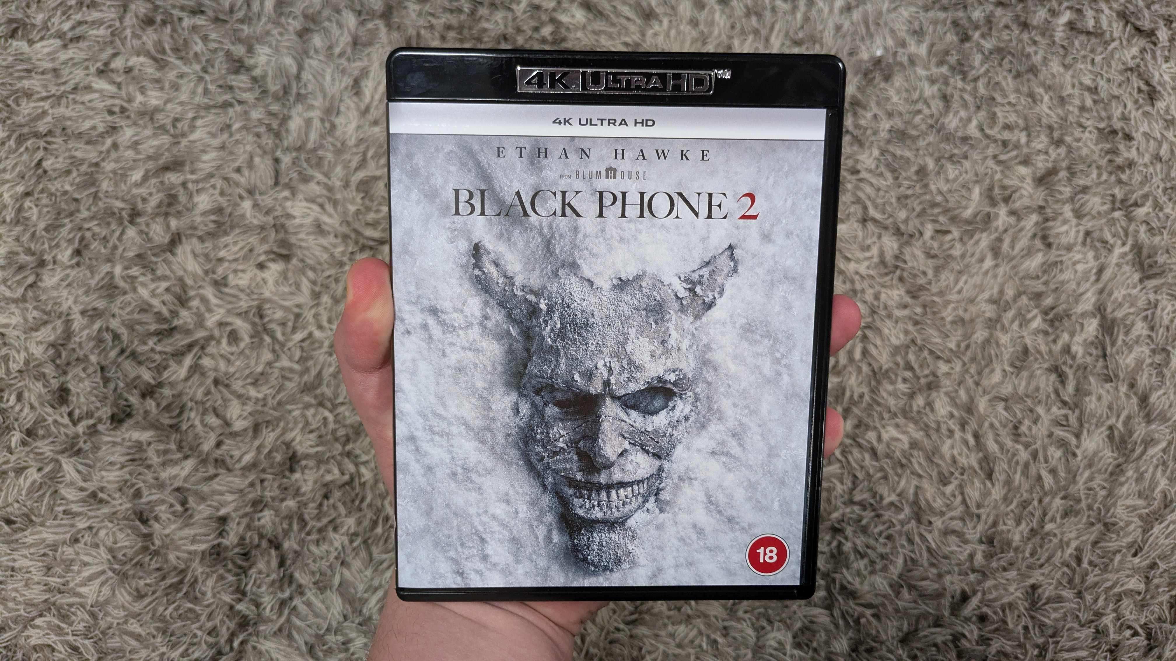 Black Phone 2 4K Blu-ray case 