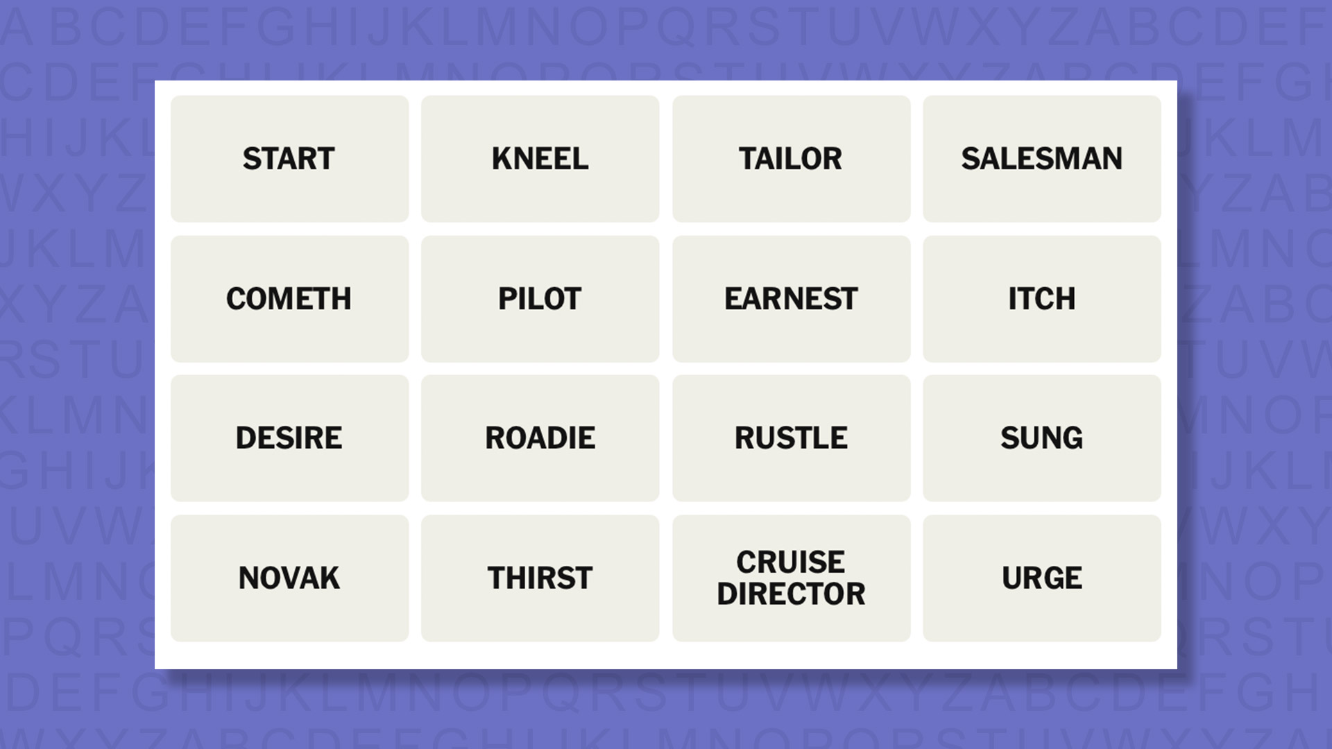 NYT Connections hints for game 993 on a purple background