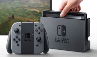 The nintendo switch console