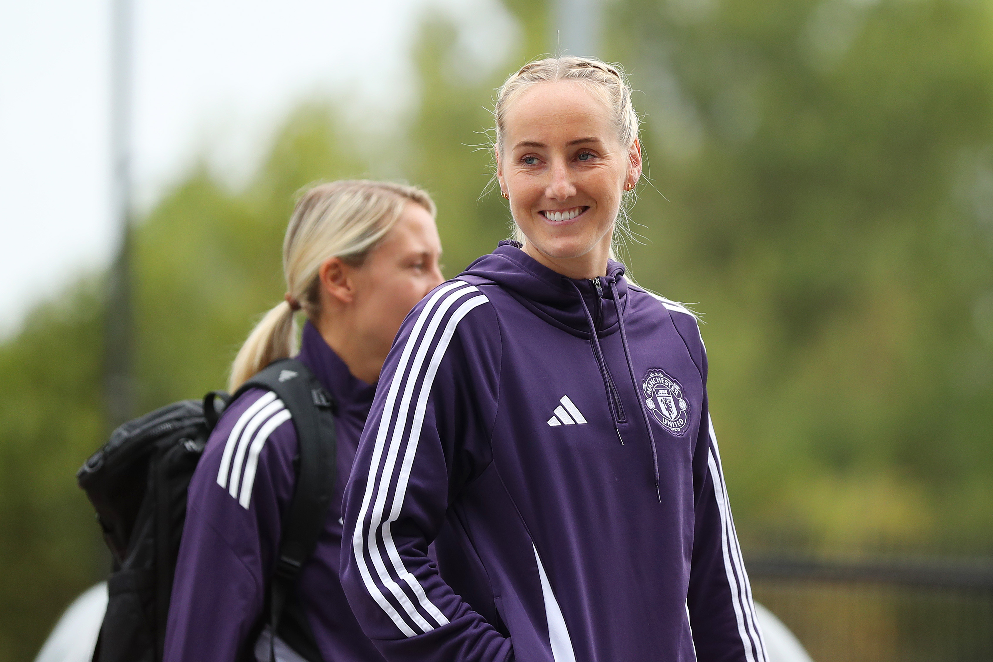 Man United Women defender Millie Turner was stretchered off against London City Lionesses