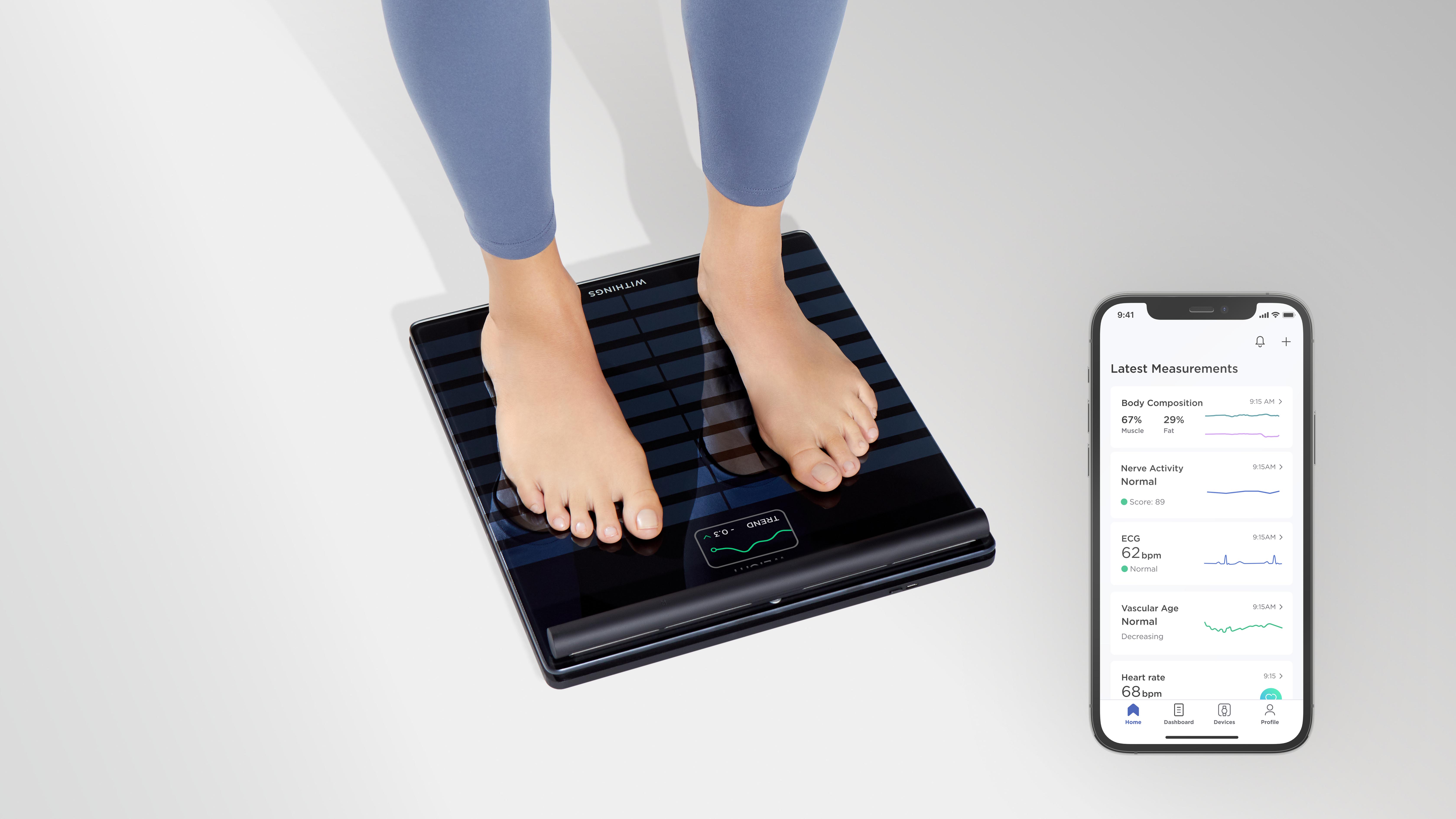 Withings updates Body Cardio smart scale to predict users' vascular age