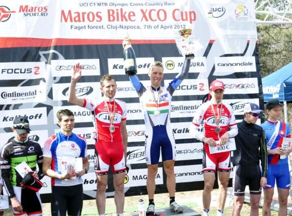 Elite men's podium