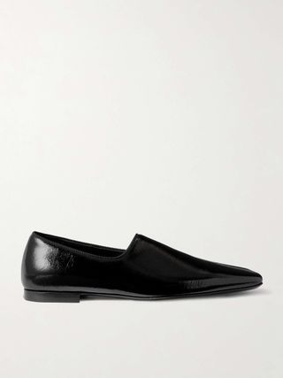 The Piped Patent-Leather Loafers