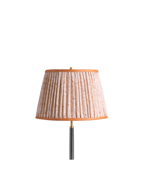 14" Straight Empire Shade in Dirty Rose 'Spriglee' Linen 