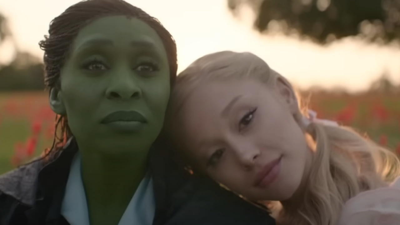 Elphaba and Glinda in Wicked: For Good.