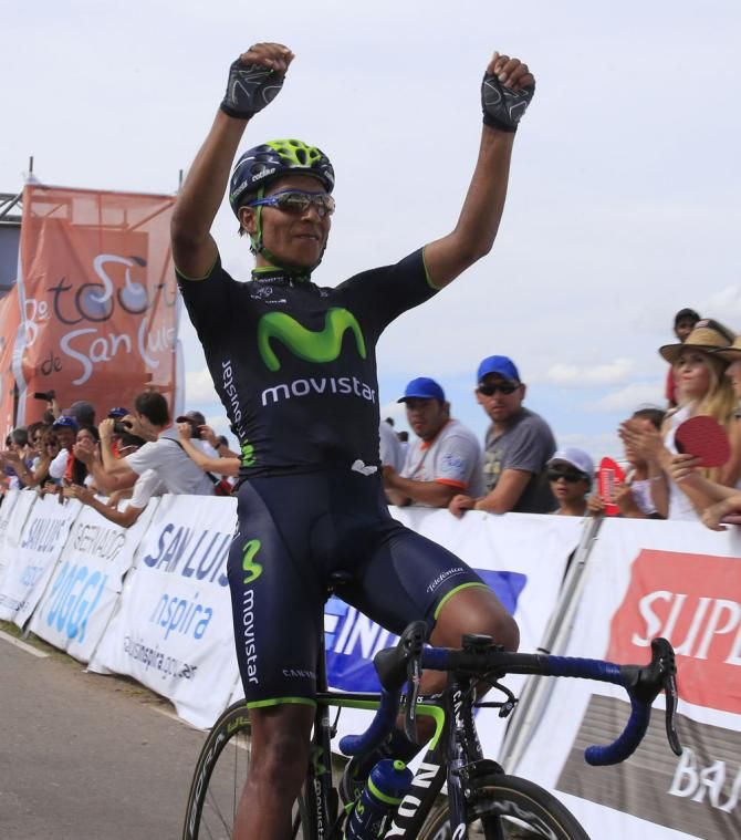 Nairo Quintana (Movistar) claimed stage 4 of the Tour de San Luis