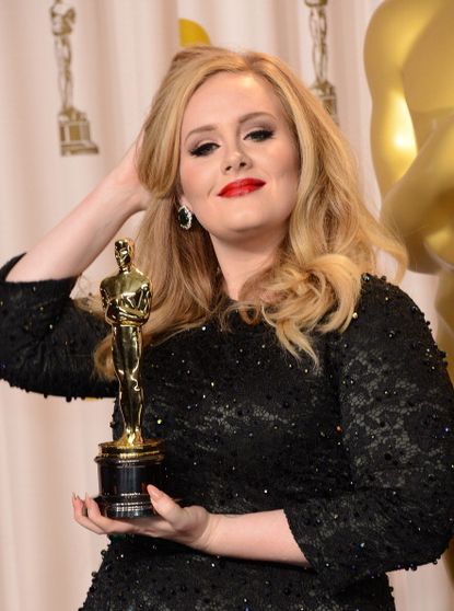 Adele at the 85th Annual Academy Awards.