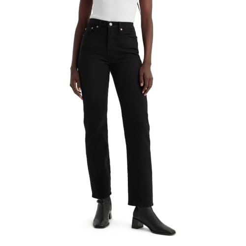 Levi's Women's Wedgie Straight Jeans, (new) Flash Black, 30