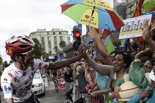 MTN-Qhubeka's Daniel Teklehaimanot made history with his run in the polka dot jersey.