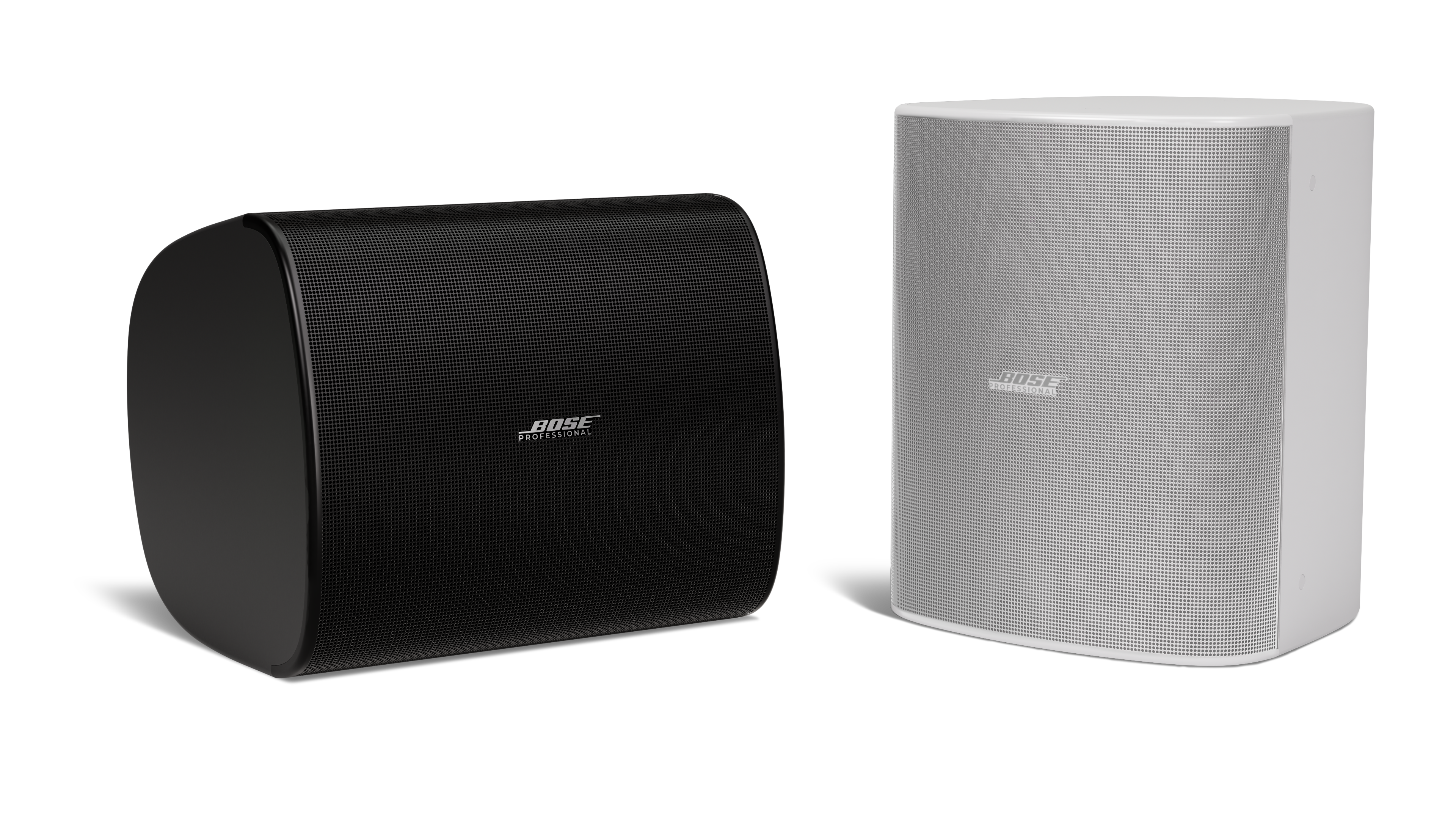 The new Bose Professional DesignMax DM12SE in black and white. 
