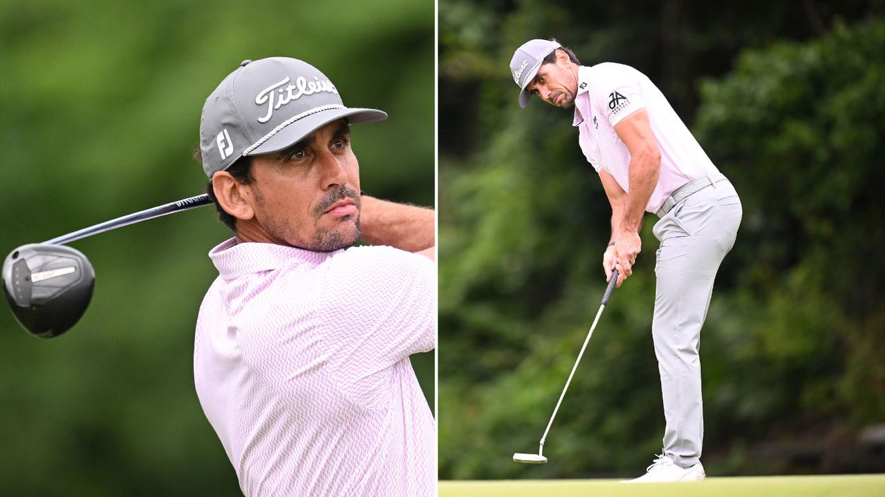 Rafa Cabrera Bello playing different golf shots