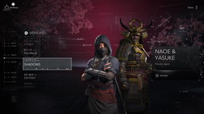 Assassin's Creed Shadows Naoe and Yasuke