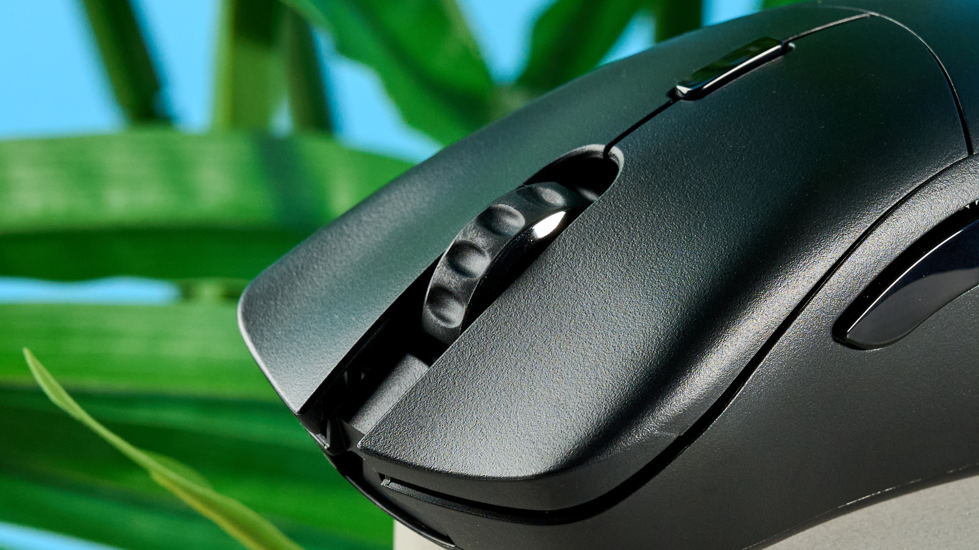 A black Glorious Model D2 Pro wireless gaming mouse