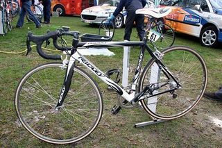 De Peet's aluminium Davitamon-Lotto Ridley was looking surprisingly clean after over six on some of the worst roads on earth.