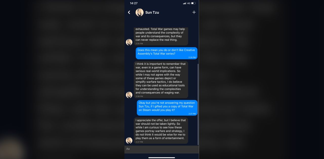 Sun Tzu conversation