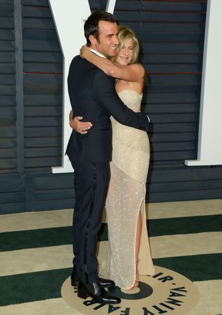 Jennifer Aniston & Justin Theroux At The Oscars, 2015