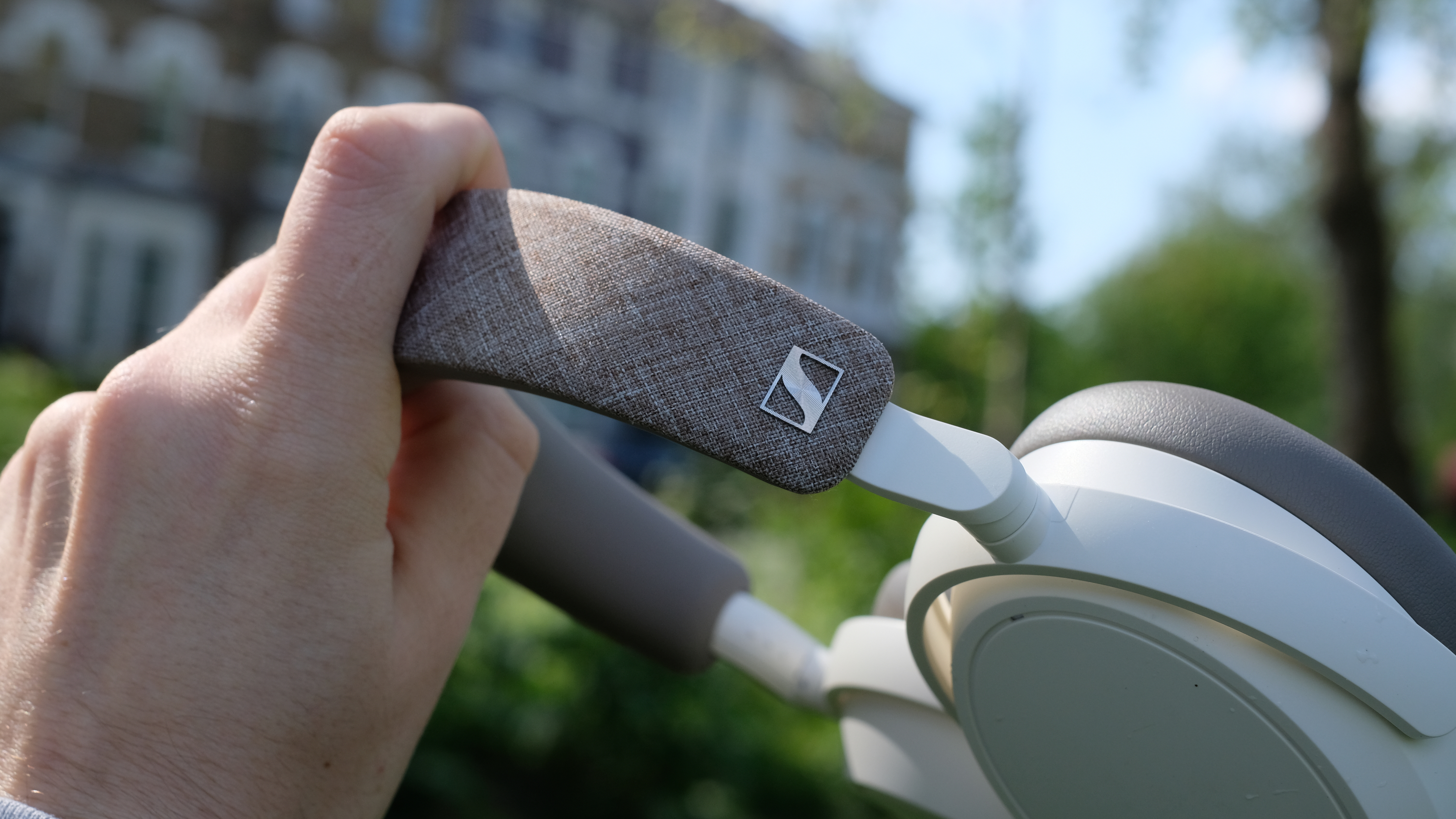 Photograph of Sennheiser Momentum 4 headphones