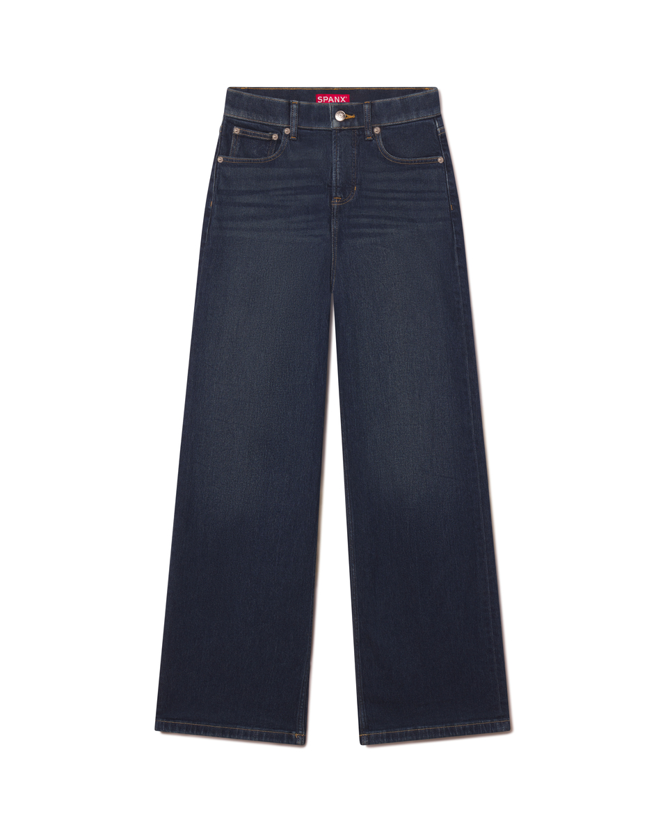 Spanx, Wide Leg Jeans in Adriatic Blue